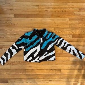 NASTY GAL SEQUIN JACKET SIZE 8 (NWT)